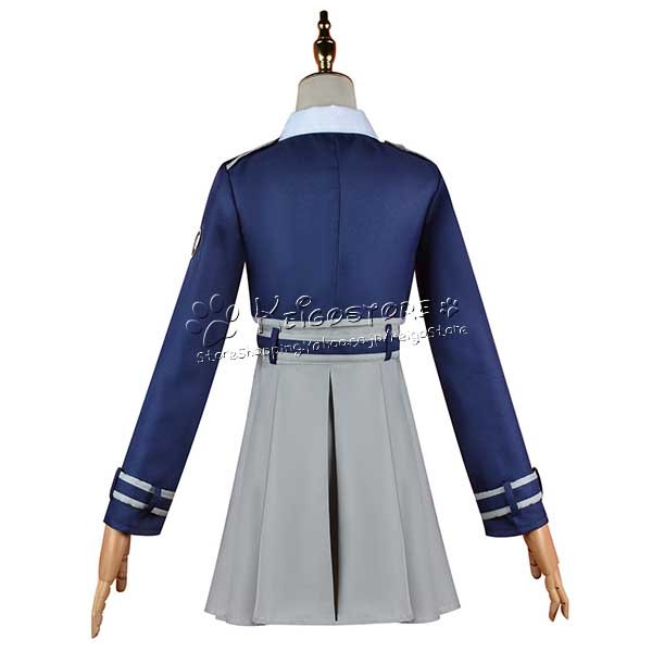 送料無料◆リコリス・リコイル 風 井ノ上たきな コスプレ 衣装 ウィッグ 靴 制服 コスチューム パーティーグッズ ハロウィン仮装